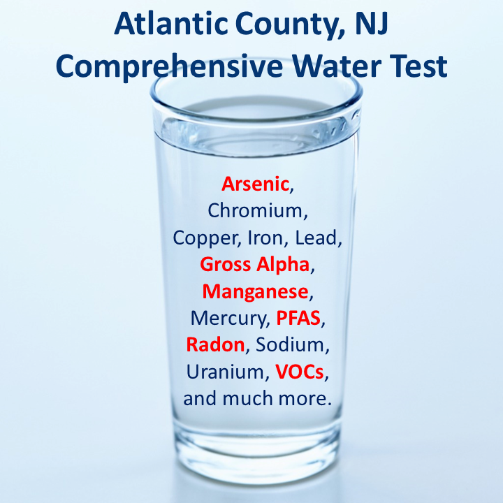Atlantic County NJ - Comprehensive Water Test