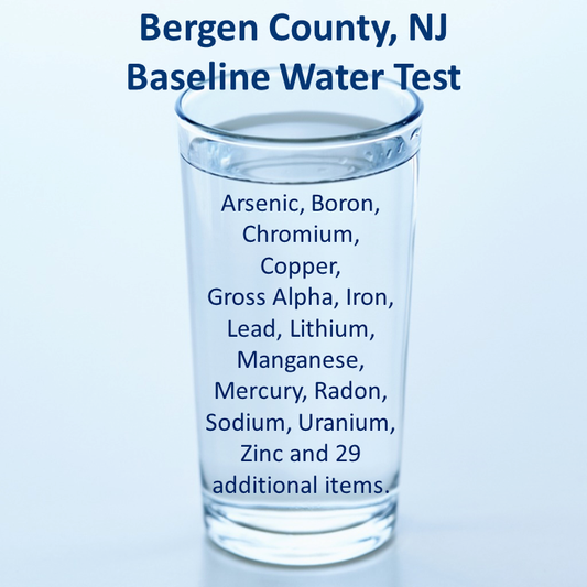 Bergen County NJ Baseline Water Test