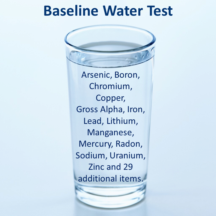 Baseline Water Test