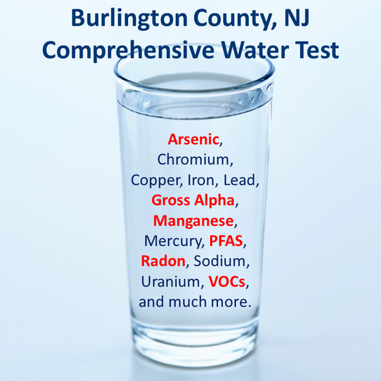 Burlington County NJ - Comprehensive Water Test