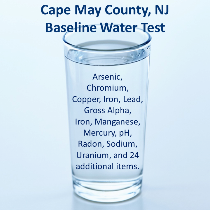Cape May County NJ Baseline Water Test