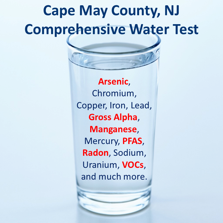 Cape May County NJ - Comprehensive Water Test
