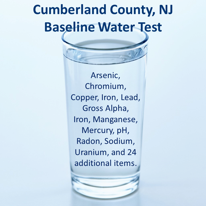 Cumberland County NJ Baseline Water Test