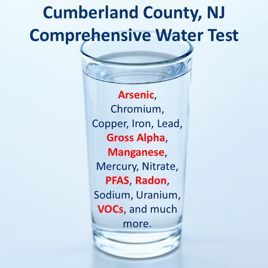 Cumberland County NJ - Comprehensive Water Test