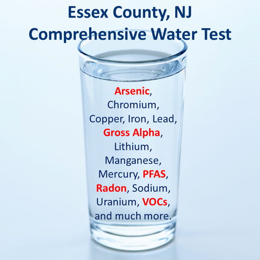 Essex County NJ Comprehensive Water Test