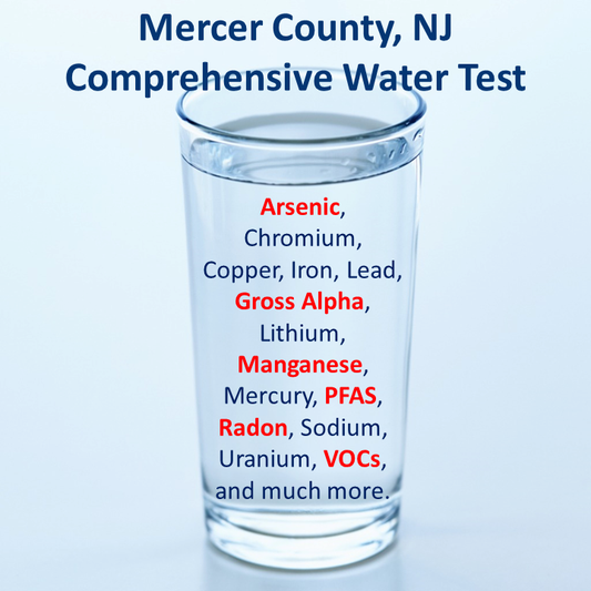 Mercer County NJ Comprehensive Water Test