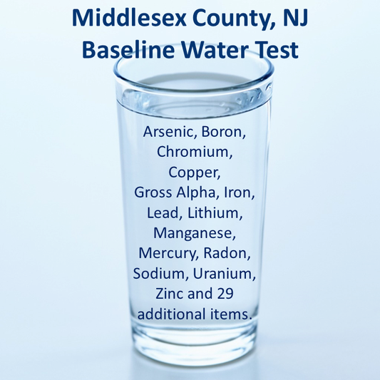 Middlesex County NJ Baseline Water Test