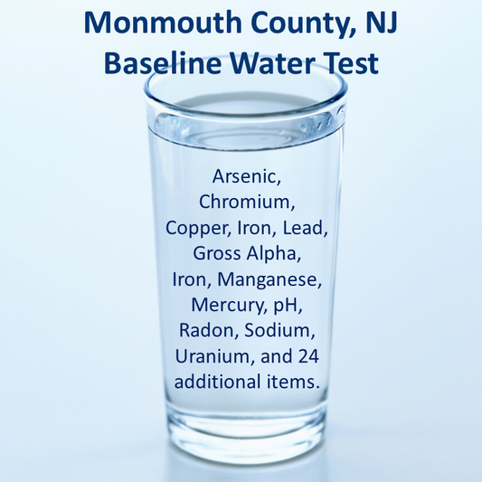 Monmouth County NJ Baseline Water Test