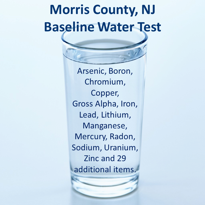 Morris County NJ Baseline Water Test