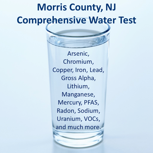 Morris County NJ Comprehensive Water Test