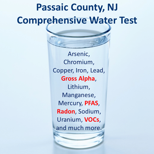 Passaic County NJ Comprehensive Water Test