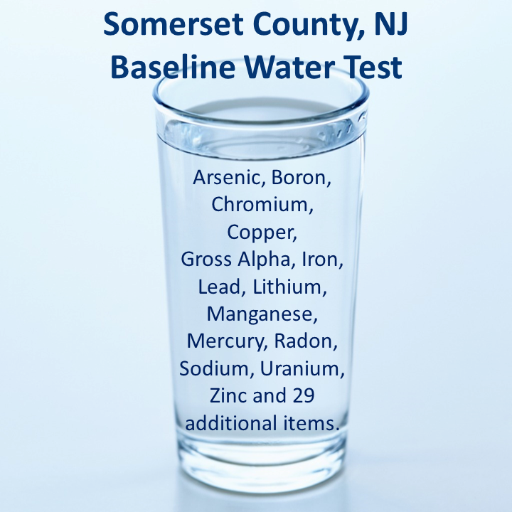 Somerset County NJ Baseline Water Test