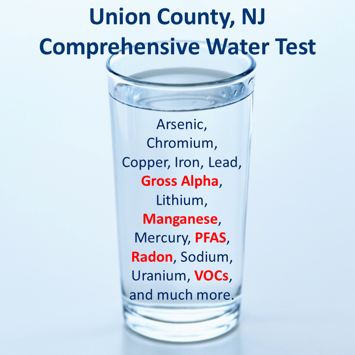 Union County NJ Comprehensive Water Test