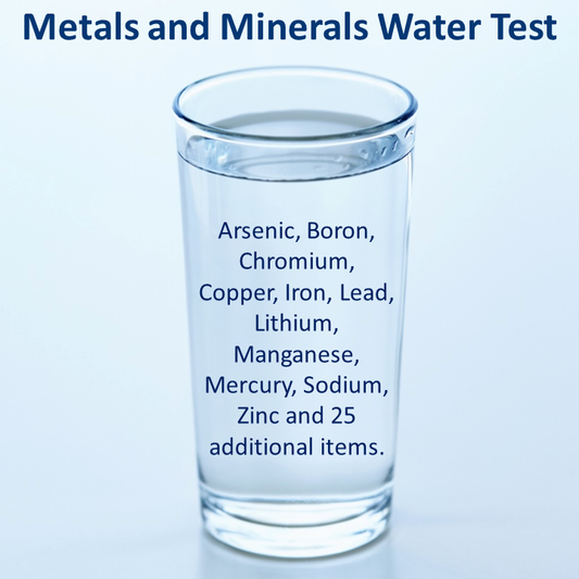 Metals and Minerals Water Test